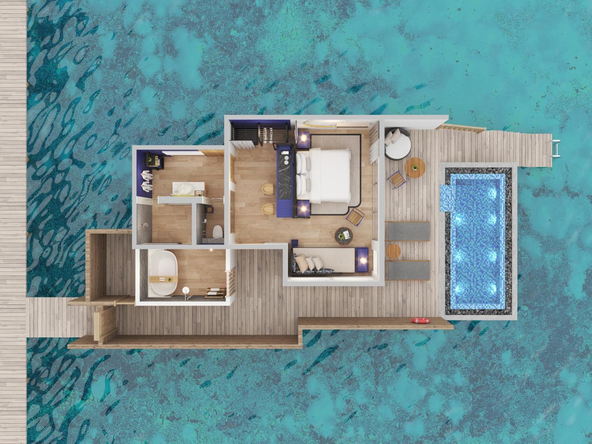 Avani Plus Fares Maldives Resort - 50 Percent Off On Seaplane Transfer For Minimum Stay Of 3 Nights And More For Stays Until 31 October 2025 Kendhoo 部屋 写真